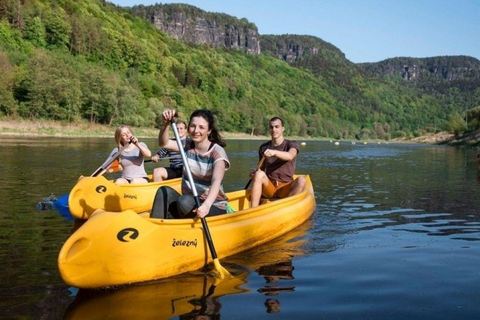 Bad Schandau: Wycieczka rowerowa i kajakowa do DěčínaRower turystyczny