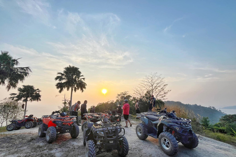 From Phuket: ATV Scenic Routes with Karon and Patong Views 30 Minutes Drive