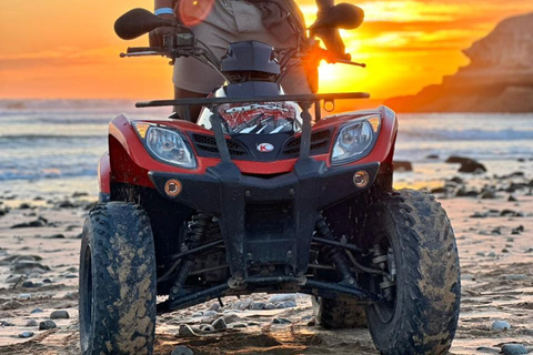 Agadir & Taghazout: Quad Beach & Mountain Adventure with Tea quad bike full day to paradis valley