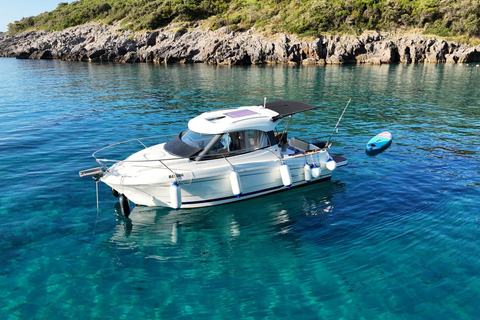 Private Panoramic Boat Tour with Swimming Stops in Budva Private Panoramic Boat Tour with Swimming Stops 3h