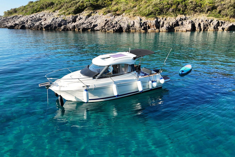 Private Panoramic Boat Tour with Swimming Stops in Budva Private Panoramic Boat Tour with Swimming Stops 3h