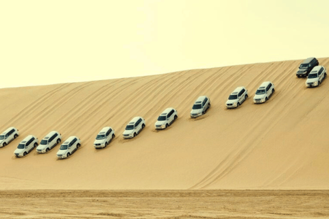 Qatar: Sunset Desert Safari with Camel Ride &amp; Sandboarding..Sharing Tour