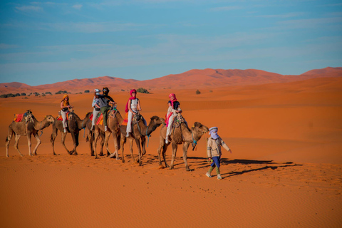 Z Fezu do Marrakeszu: 2 dni z luksusowym obozem i wycieczką po pustyniOpcja 2: Namiot kempingowy Deluxe (zalecany)