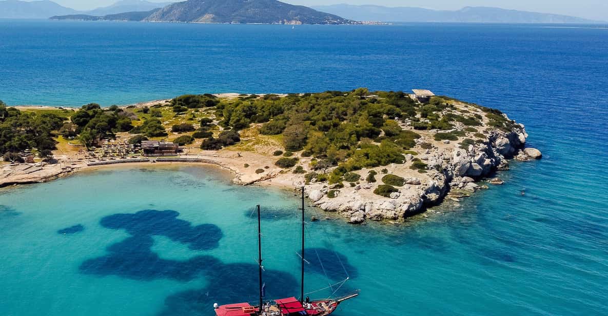 Day-cruise boats at Piraeus & Flisvos Marina on a boat tour from Athens, Greece