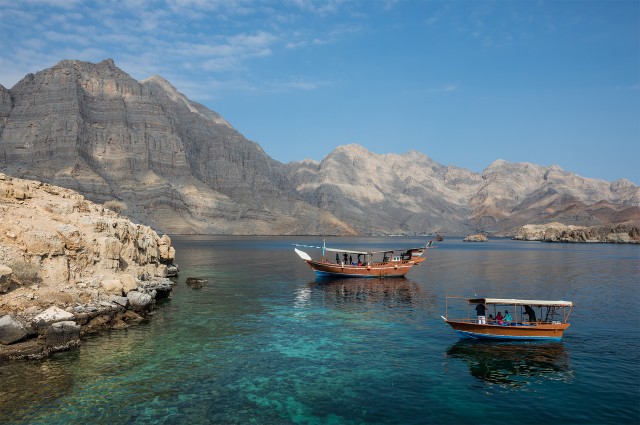 Dubai: Oman-cruise met snorkelen, lunch en hoteltransfers