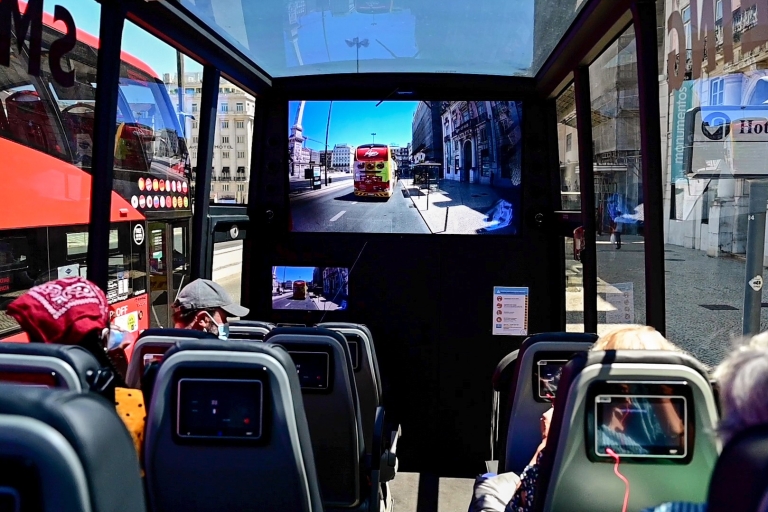 Lissabon: tour langs bezienswaardigheden in een multimediabus