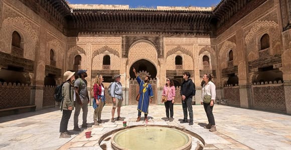 Fes: Museum, Bou Inania Madrasa & tannery with Tea Break