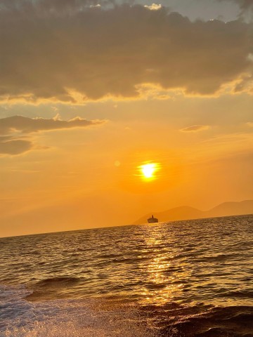 Visit Vlore Golden Hour Speedboat Sunset Experience in Albanian Alps