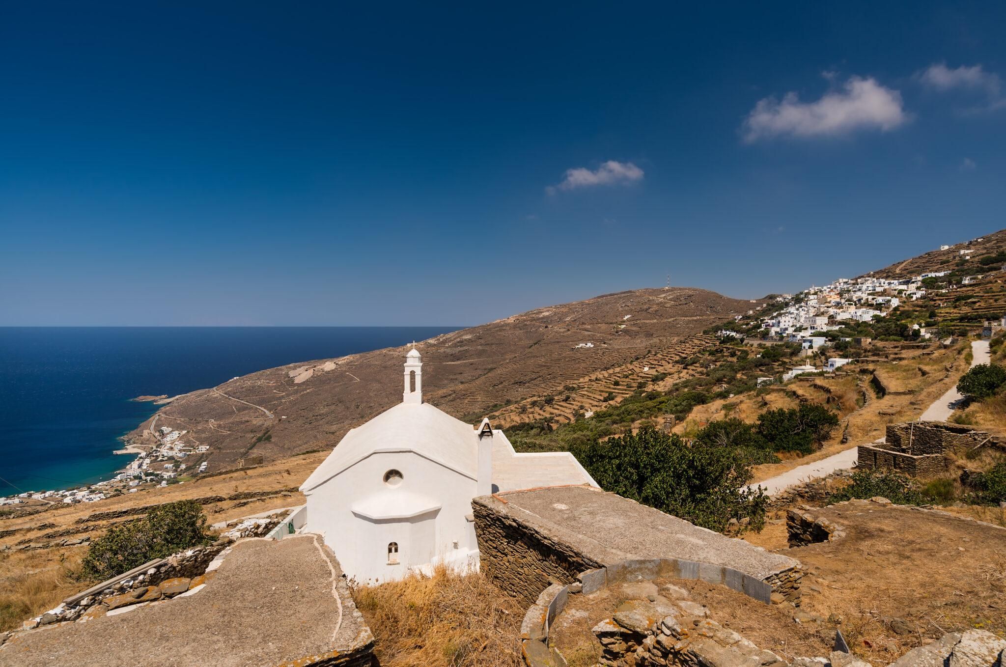 Tour durch Pyrgos auf Tinos