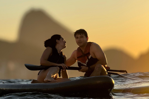 Sunrise Stand Up Paddleboarding in Copacabana + Brazilian Coffee Stand-up paddleboarding at dawn in Copacabana + Brazilian coffee