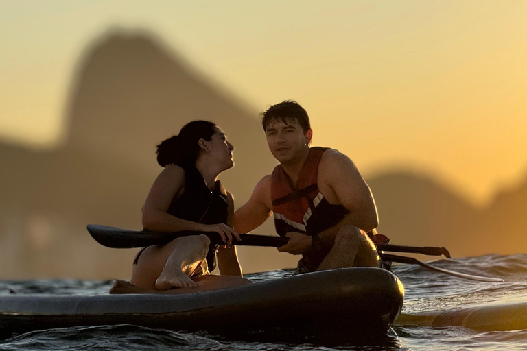 Sunrise Stand Up Paddleboarding in Copacabana + Brazilian Coffee Stand-up paddleboarding at dawn in Copacabana + Brazilian coffee