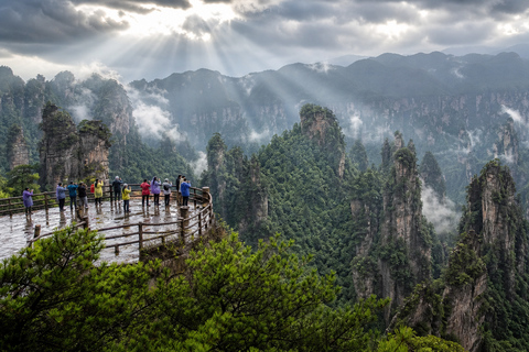 Zhangjiajie: Avatar Mountains E-Ticket & Guide Options 4-Day Park Ticket + 4 Mountain Transport Rides