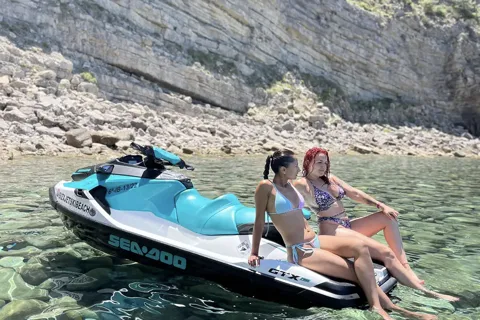 Ibiza: 20-Minute Jet Ski Rental No Licens Cala Bassa Ibiza