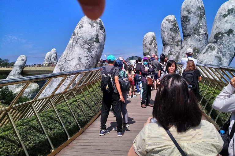 Golden Bridge - Bana Hills Day Trip from Chan May Port Private tour including Guide, lunch & Transport