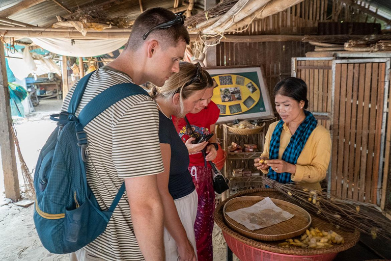 Phnom Penh: Silk Island & Evening Foodie Full Day Tour Haft-Day Tour: Silk Island + English Guide