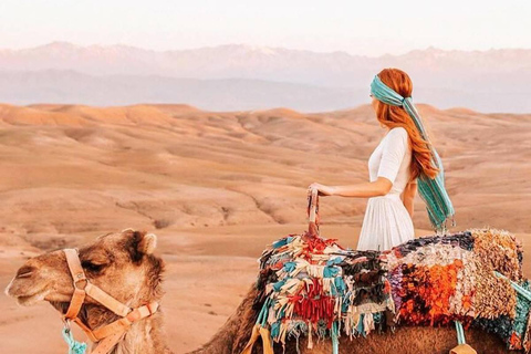 Agafay Desert Sunset Camel Ride