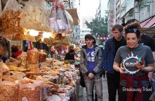 Privat: Rundgang über einen lokalen Markt in Hongkong