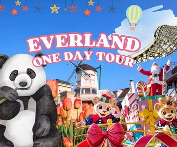 Seoul: Everland Theme Park Admission Ticket with Transfer