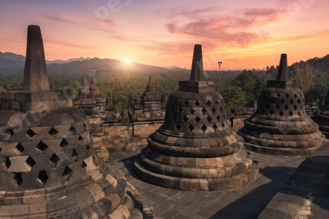Yogyakarta: Private Dual-Temple Tour Up to 5 Pax Full Day Tour for 10 Hour