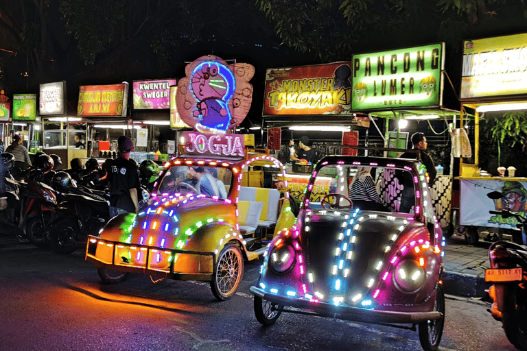 Yogyakarta Scooter Tour & Taste Local Food – Morning/Evening Evening: Explore Culture, Markets, City Vibes & Food Tasting