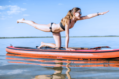 Fitness on StandUPaddle board and ride with pick up point