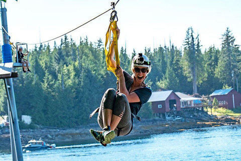 Ketchikan: Forest Zipline and Climbing Tower