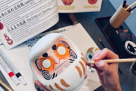 Osaka: Paint Your Own Traditional Daruma Workshop
