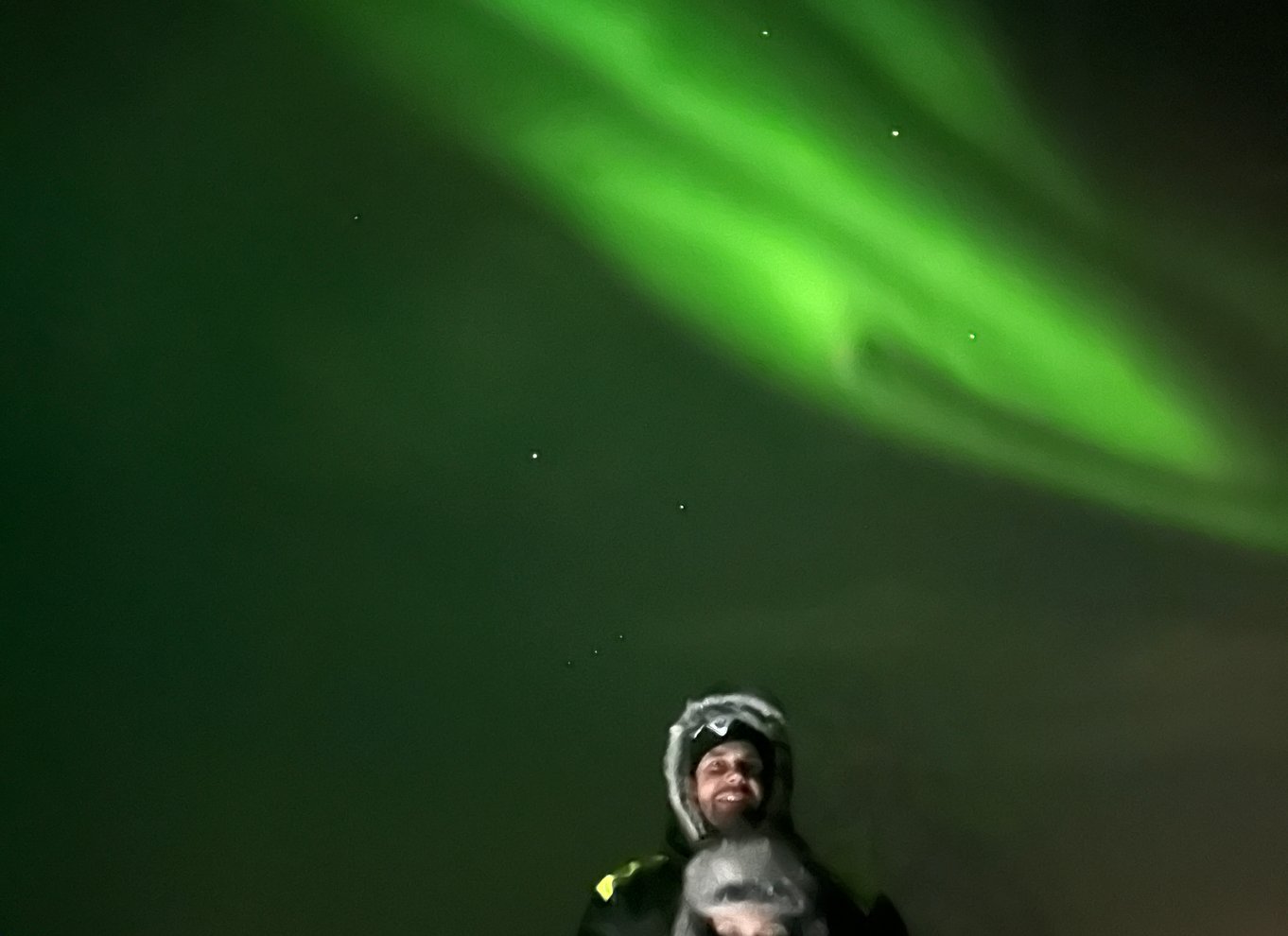 Kiruna: Guidet snescootertur og nordlysjagt