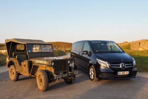 Bayeux : Excursión del Día D - Incluye excursión en jeep de la Segunda Guerra Mundial y excursión en furgoneta