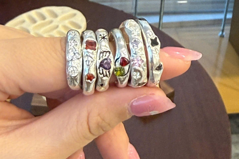 Hanoi: Vietnam Gemstone Silver Clay Ring Workshop
