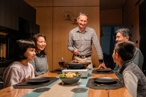 Pink Lake Tiny House verblijf - BBQ diner &amp; kampvuur ervaring