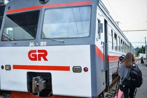 Treno dall'aeroporto di Kutaisi a Tbilisi
