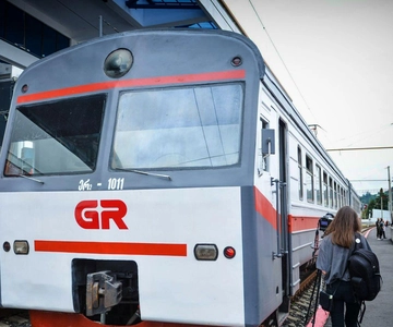 Train de l'aéroport de Kutaisi à Tbilissi