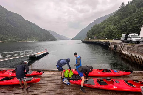 Fjord kayak - Hardangerfjord, Granvin