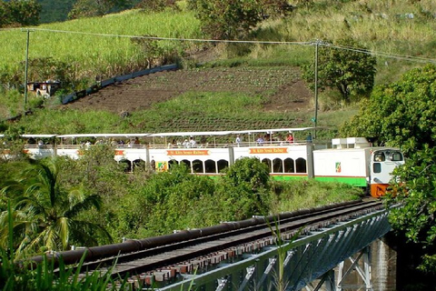 St Kitts:Scenic Railway met drankjes &amp; vervoer (Cruise)