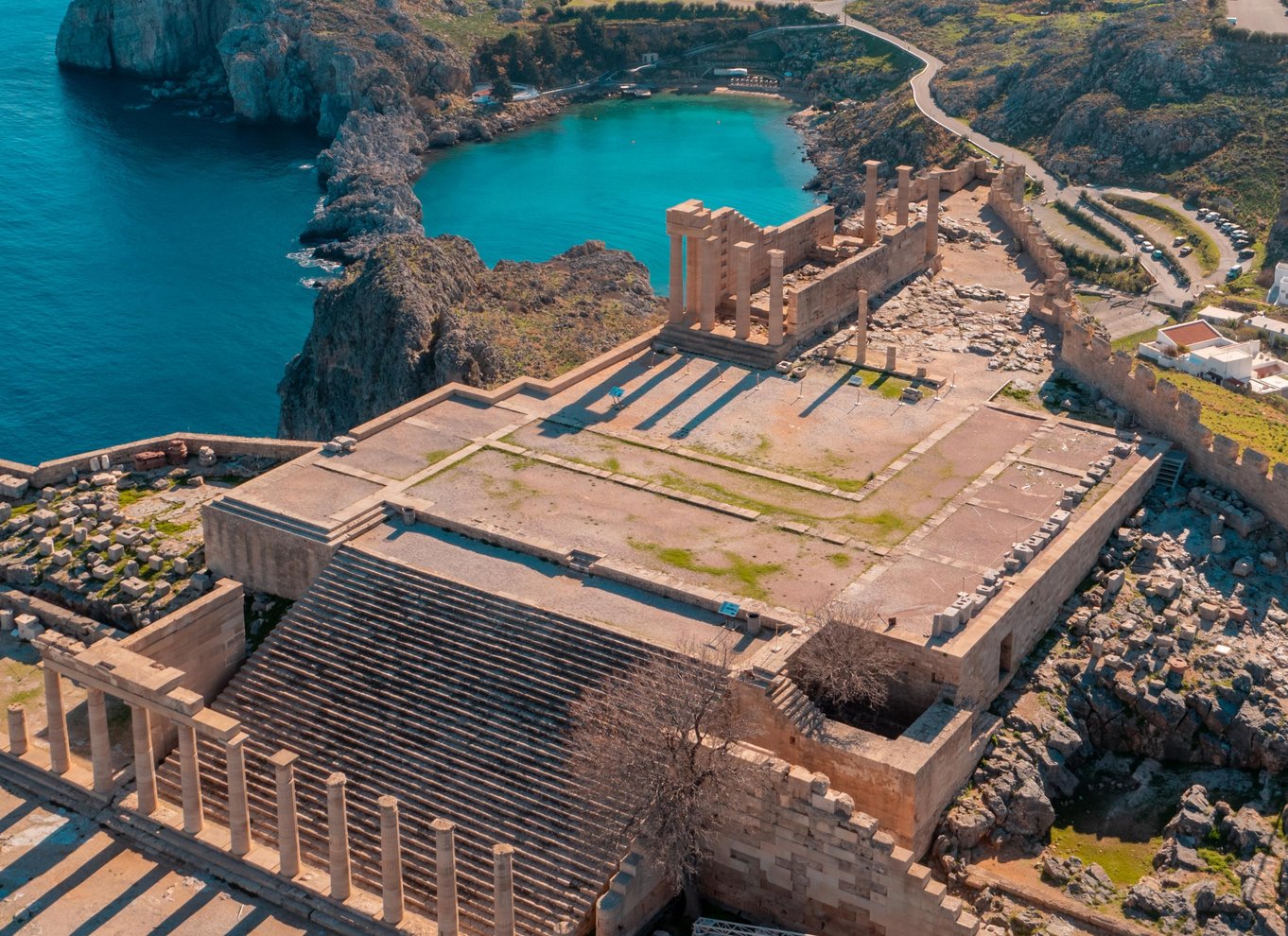 Rhodos: Lindos-bustur med fri tid til at udforske