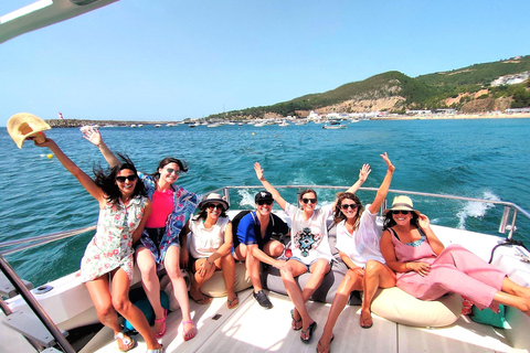 Sesimbra: Exclusive Private Yacht tour with sea activities! Sesimbra: Exclusive Private Yacht Experience and activities,