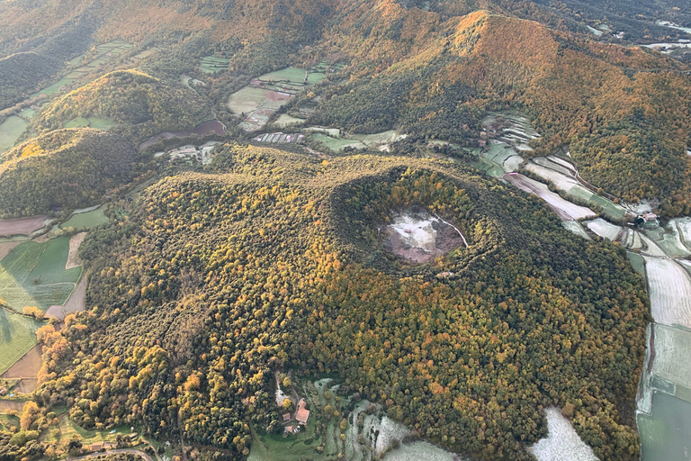 Balloon flight in la Garrotxa with transfer from Barcelona