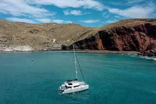 Departure from Old Port of Fira: Morning Cruise in Santorini