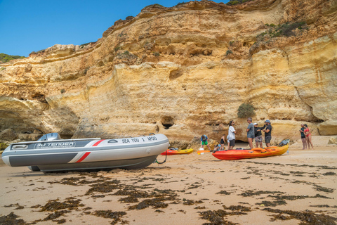 Albufeira Marina: Benagil Cave to Marinha Beach Kayak Tour