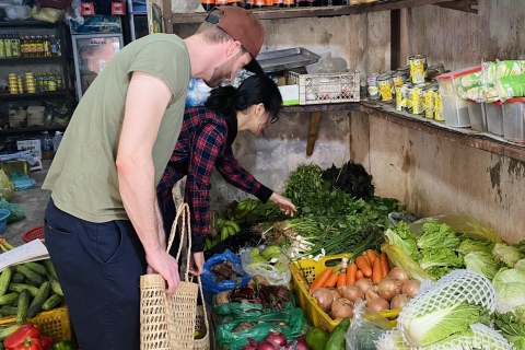 Hanoi: Zakupy i Food Market Tour motocyklem