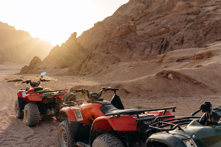 Hurghada: Tent Village Camp ATV Ride, Camel, BBQ Dinner Show Tent Village Camp ATV Ride + Dinner&Show (Group Tour)