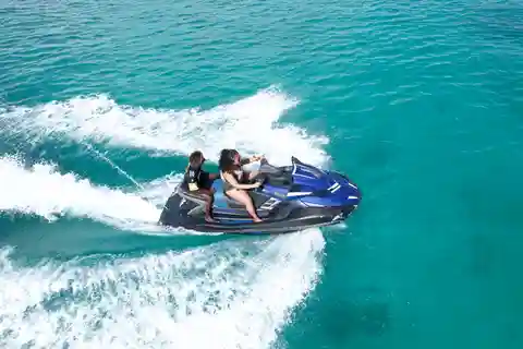 Zanzibar: Jetski with Drone Photos and Video ( with pickup )