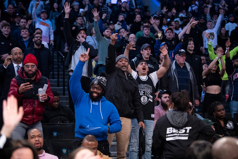 NYC: Brooklyn Nets NBA Game Ticket at Barclays Center 200 Level - Brooklyn Nets vs New York Knicks 7:30PM