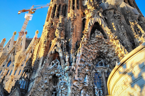 Visite privée de la Sagrada Familia avec billet d'entrée en anglais