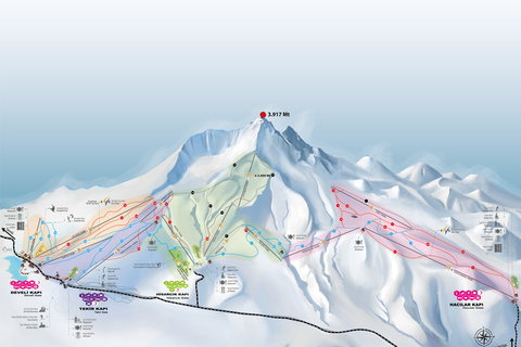 Cappadocia: Mount Erciyes Day Ski & Snowboard with Equipment Transfer Package