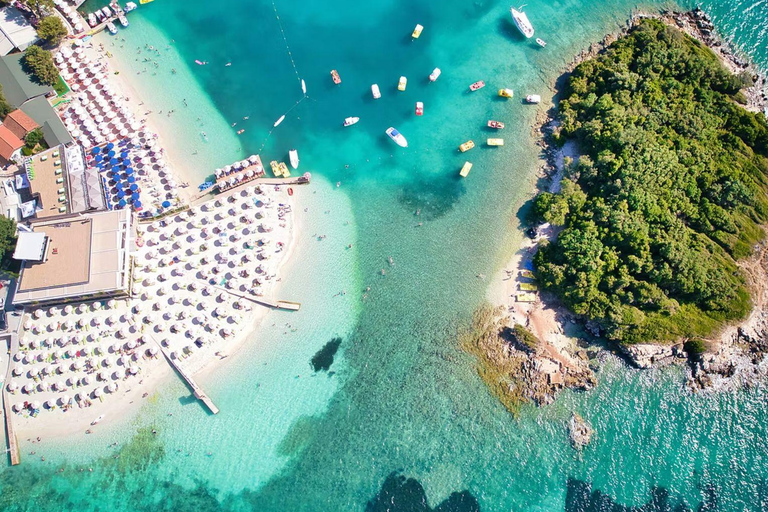 Tirana/Durres: Ksamil Blue Eye, Lekursi Castle & Boat Tour Boat tour included