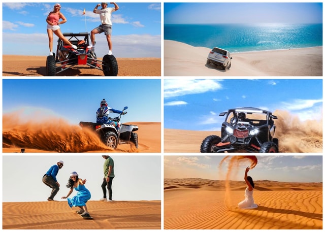 Doha: ATV/Quad, Safari ,SandBoarding, Camel Ride& Inland Sea