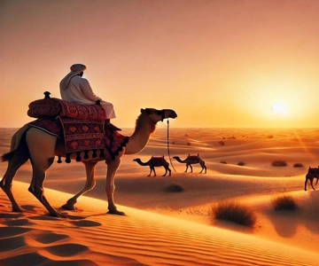 Desert Safari With Camel Ride, Sandboarding, Dinner & Shows