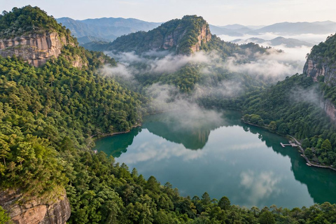 Chongqing: Simian Mountain Tickets & Scenic Experiences Simian Mountain: Admission + Honghai Lake Cruise
